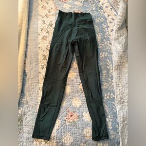 OFFLINE by Aerie Green Ribbed Leggings. Like new